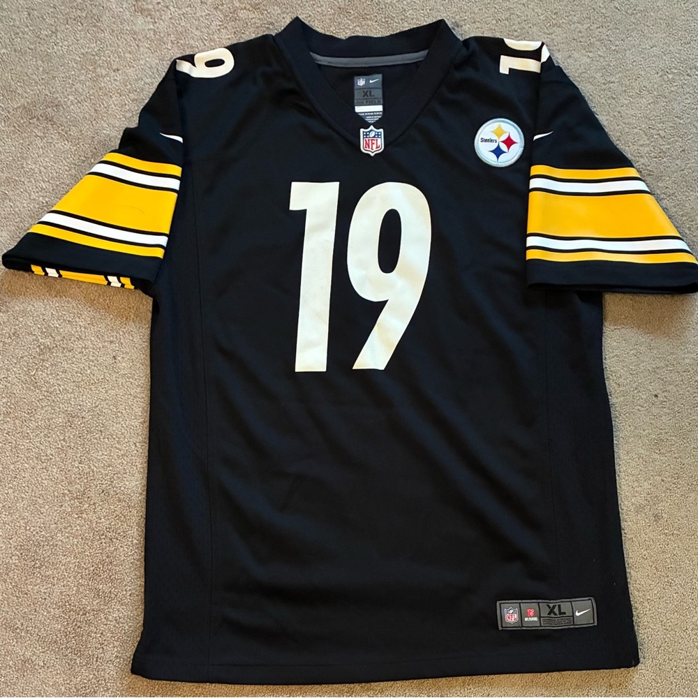 Nike On-Field #19 Pittsburgh Steelers Juju Smith-Schuster Jersey Men’s Size XL